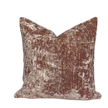 Load image into Gallery viewer, Luxe Crushed Blush Velvet Pillow Covers- PAIR