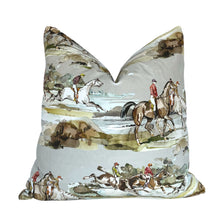 Load image into Gallery viewer, Morning Gallop- GP &amp; J baker Velvet Pillow Covers- PAIR