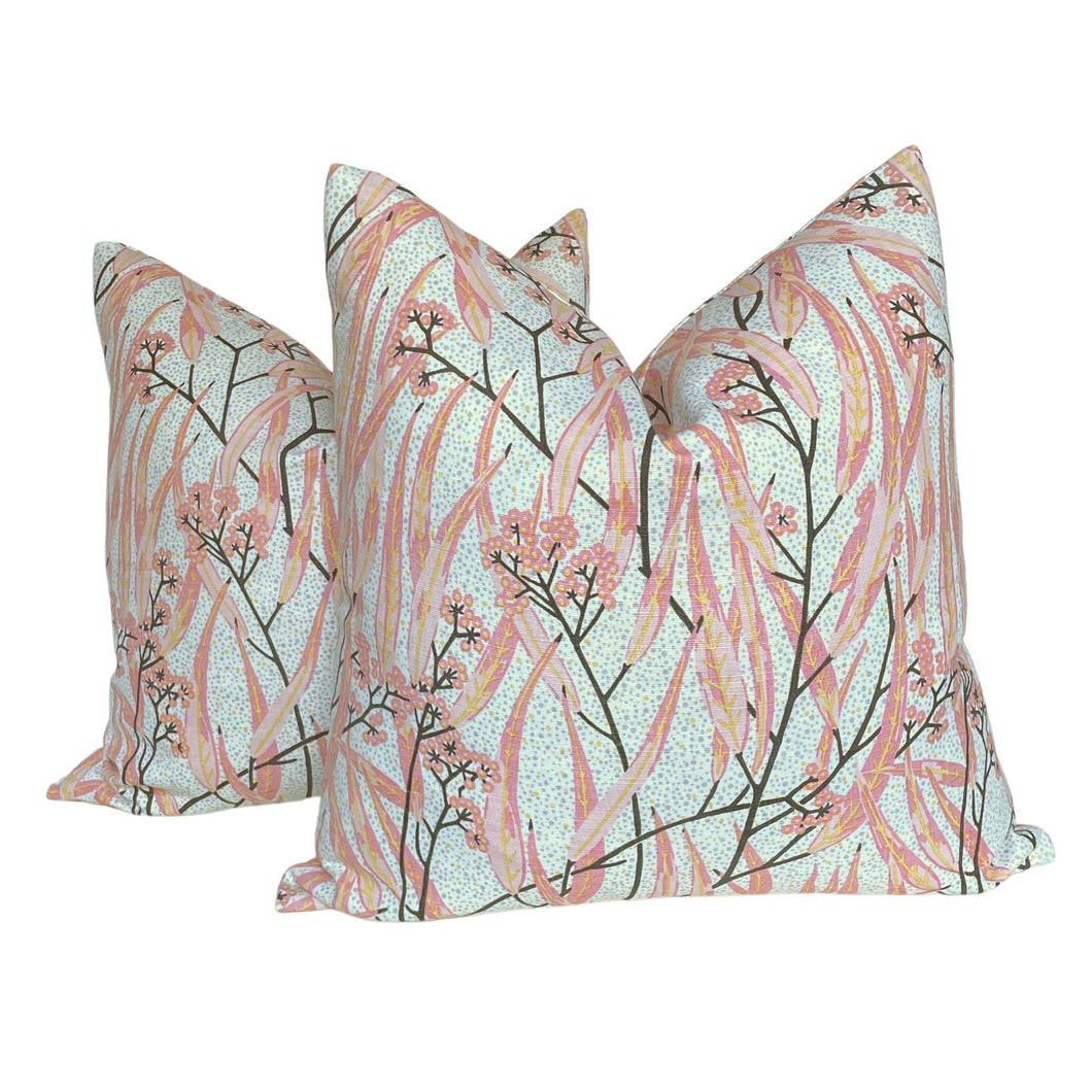 Eucalypt- Dusk Floral Printed Pillow Covers- PAIR