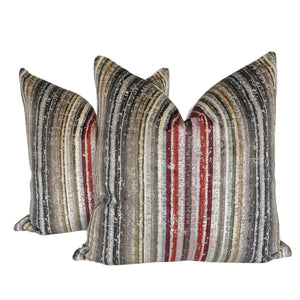 Out of Bounds-Spice Kravet Couture Pillow Covers- PAIR