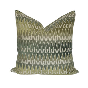 Kravet Aboca Velvet- Palm Pillow Covers- PAIR
