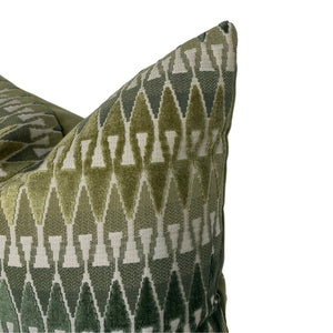 Kravet Aboca Velvet- Palm Pillow Covers- PAIR