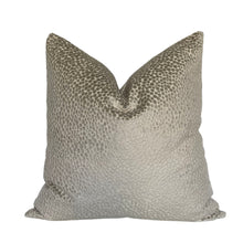 Load image into Gallery viewer, Kravet Couture Polka Dot Plush- Mushroom Velvet Pillow Covers- PAIR