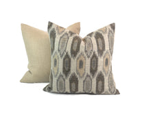 Load image into Gallery viewer, Wool Ikat Pillow Covers- PAIR