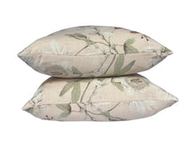 Load image into Gallery viewer, Spring Floral- Blush Printed Linen Pillow Covers- PAIR