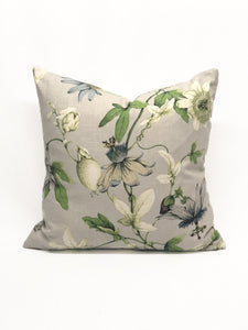 Spring Floral Linen Pillow Covers- PAIR